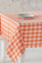 Hermia Mantel a Cuadros Naranja 160 x 160 cm - Kareli 160 - Orange